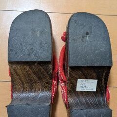 子供用　下駄　草履　21cm　浴衣用の画像