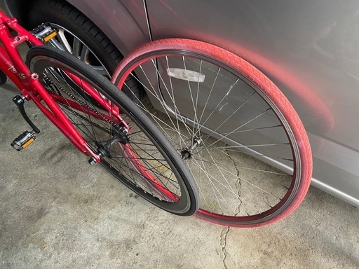 自転車　ルイガノ　ロードバイク スペアタイヤホイール付き　　※
取引き中