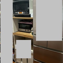 (【譲ります】ニトリゴミ箱が置ける棚の画像