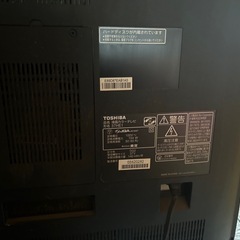 東芝　REGZA 37型　テレビ台セットの画像