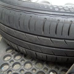 ミケロッティ　アルミホイール＋KUMHO　155/65R14　2024年製　バリ山　4本の画像