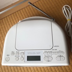 TOSHIBA CD形名:TY-C150 CDラジオ 《動作確認済・説明書付》の画像