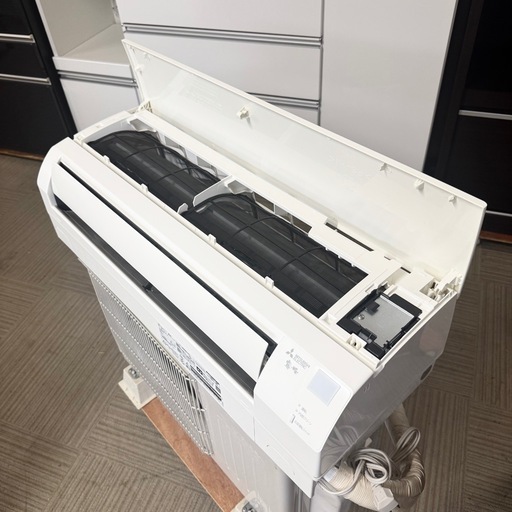【超美品‼️】三菱 2021年製 8畳用エアコン 霧ヶ峰 ストロング冷房 除湿 100V/2.5kw