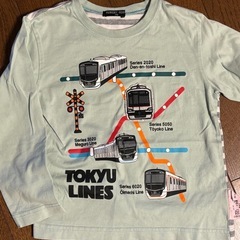 電車　110 半袖　長袖の画像