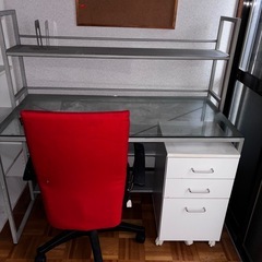 【美品】パソコンテーブル　学習机の画像