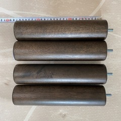 【無印良品】木製脚　２６ｃｍ　ブラウン（Ｍ８）の画像