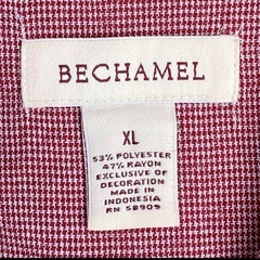 BECHAMEL エスニック 開襟 半袖 シャツ 古着の画像