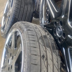 WORK LS406PR 20インチタイヤホイールセット！8.5J&9.5J の画像
