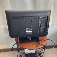【引渡予定】液晶テレビ/ケーブル、リモコン付きの画像