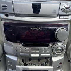 No.22 ケンウッド　ミニコンポ　CD3連装　MD カセット　ラジオ　すべて聞けますの画像