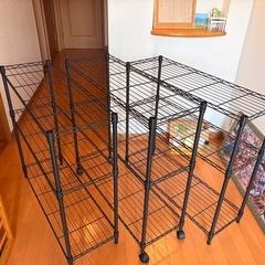 ニトリ　スチールラック　3個セットの画像