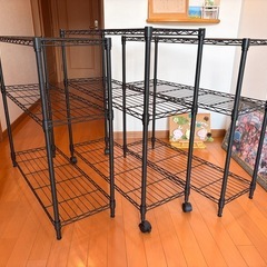 ニトリ　スチールラック　3個セットの画像