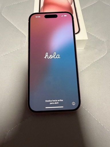 決まりました。美品　iPhone15 ピンク　256GBGB