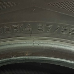 165/80R14LT ダンロップスタッドレスタイヤ4本 2022年製造の画像