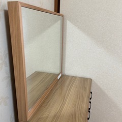 【10/19まで！直接取引のみ】ドレッサー・鏡台（スツール付）の画像