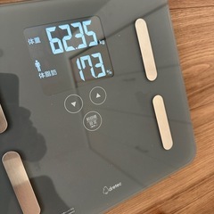 ドリテック BS-248DG 体重・体脂肪計「ドクタースキャン」ダークグレーの画像
