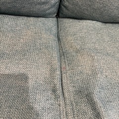 【取引中】ニトリ　2人がけソファー　グリーンの画像