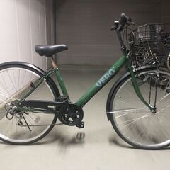 自転車 27インチ 6段変速 LEDオートライトの画像