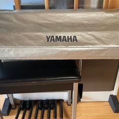 YAMAHA エレクトーン FE-50M 椅子・純正カバー付き（動作良好）の画像