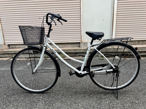 お話し中　27インチ　新品リング錠付　点検済　中古自転車　YouTube動画あり　ママチャリ 