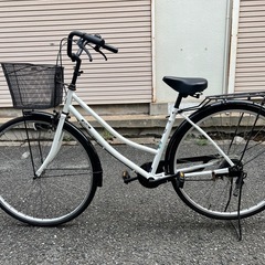 お話し中　27インチ　新品リング錠付　点検済　中古自転車　YouTube動画あり　ママチャリ の画像