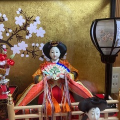  オルゴール付き  お雛様飾りの画像