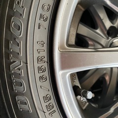 冬DUNLOPタイヤ155/65R14  4本セットの画像