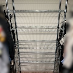 【美品】IKEA スチールラック(OMAR オマル)の画像