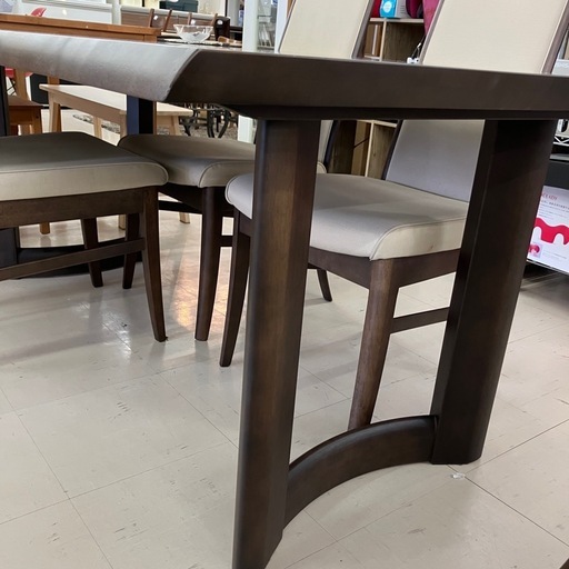 中古品　カリモク　ディレトーレ　ダイニング6点セット　165cm 公田店