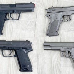 中古品　おもちゃ エアガン　4つの画像
