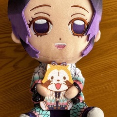 鬼滅の刃✖️ラスカル　胡蝶しのぶ　ぬいぐるみの画像