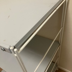 【お譲りします】無印良品スチールユニットシェルフ(旧製品混合)の画像