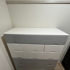 ニトリ　チェスト収納　6段　8引出しの画像