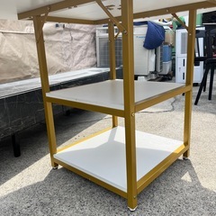 ダイニングテーブル　センターテーブル　机　テーブル　丸テーブル　ホワイト　白　【直径120×120高77】の画像