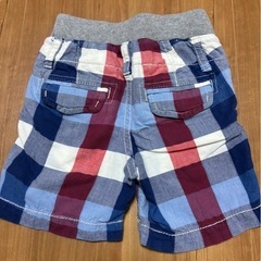 babyGap チェック柄 ハーフパンツ 90cmの画像