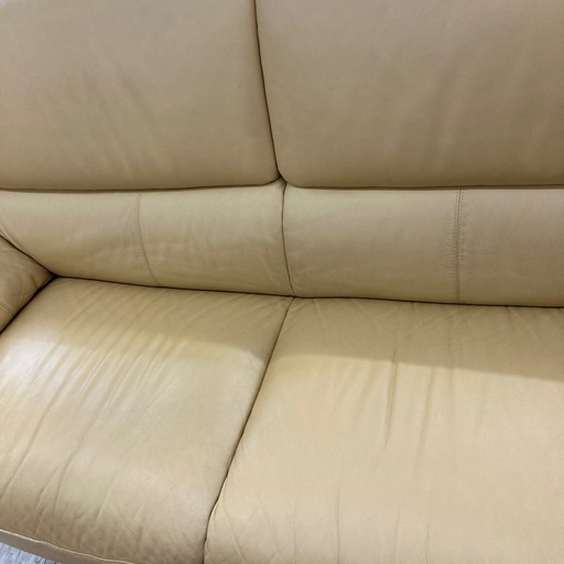 【ジモティー割引で最大15％OFF⭐️】3人掛け ソファー ベージュ