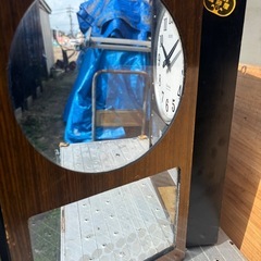 【値下げ中】No.23 セイコーソノラ　レトロ振り子時計　電池式の画像