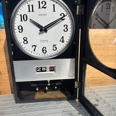 【値下げ中】No.23 セイコーソノラ　レトロ振り子時計　電池式の画像