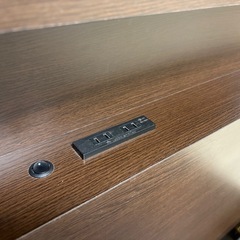 シングルベットフレーム　収納、照明付きの画像