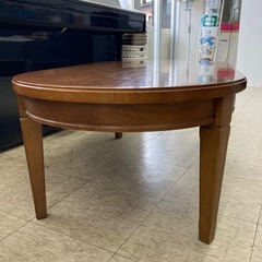 【ジモティー割引で最大15％OFF⭐️】ニトリ 木製 楕円テーブルの画像