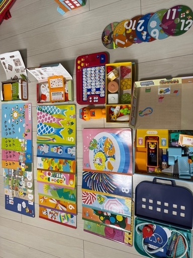 こどもちゃれんじ　ほっぷ　エデュトイ　知育玩具　絵本　まとめ売り 53) こどもちゃれんじ ほっぷ エデュトイ 知育玩具 絵本 まとめ売り