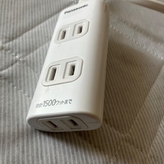 延長コード　各200円3m、1m 差込三口　パナソニックの画像
