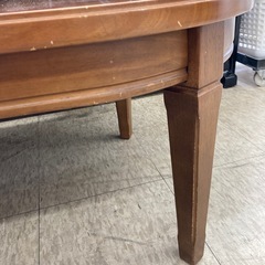 【ジモティー割引で最大15％OFF⭐️】ニトリ 木製 楕円テーブルの画像