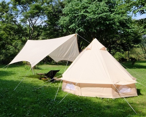 NEUTRAL OUTDOOR(ニュートラルアウトドア) GEテント 耐水ポリエステル生地 ワンポールテント ゲルテント ベルテント 