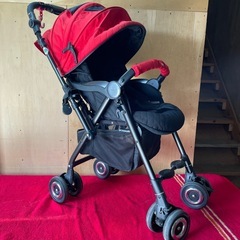 中古品 Aprica ベビーカー QL-193 アップリカ 折り畳み可能 対面可能 赤ちゃん の画像