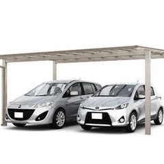 【地域最安値】LIXIL ネスカF ワイドカーポート 激安　サイズ48-54標準柱の画像