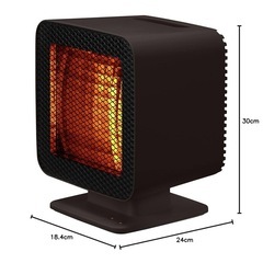 プラスマイナスゼロ 電気ストーブ リフレクトヒーター ブラウンXHS-Z310の画像