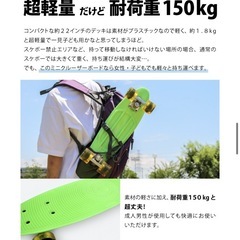 22インチ　大人もOK 　ミニスケボー　ミニクルーザー(未使用品)の画像