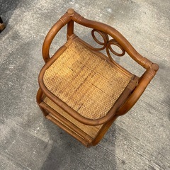 ラタン　ラタン家具　シェルフラック　藤　シューズラック　スリッパラック　棚の画像