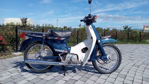 ヤフオクで販売済み　6500km 程度良好 メンテナンス済車 スーパーカブ カスタム セル付き4速 C50 鉄カブ 滋賀守山